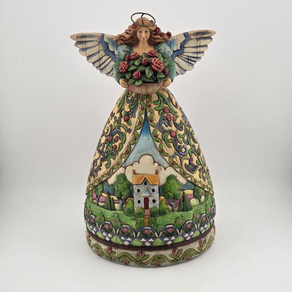 Jim Shore Heartwood Creek Summer Restores The Soul Angel Figurine 2004